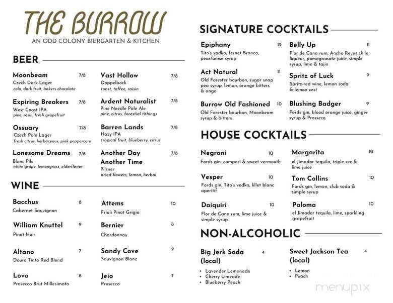 Menu page 2