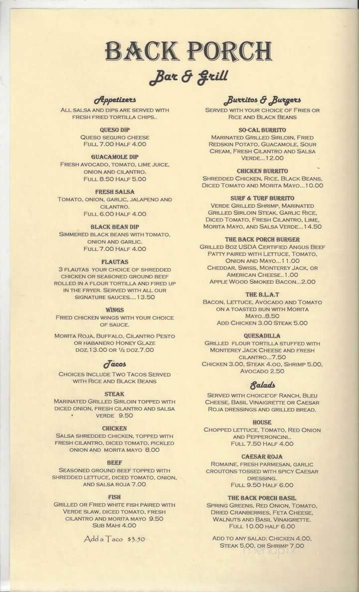 Menu page 4