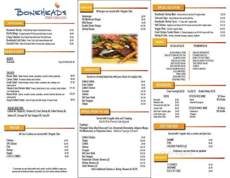 Menu page 2