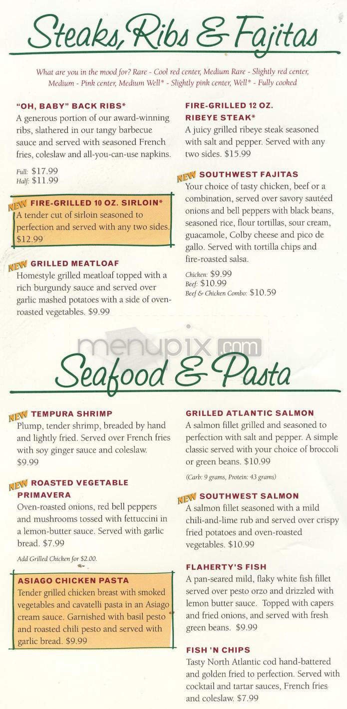 Menu page 5