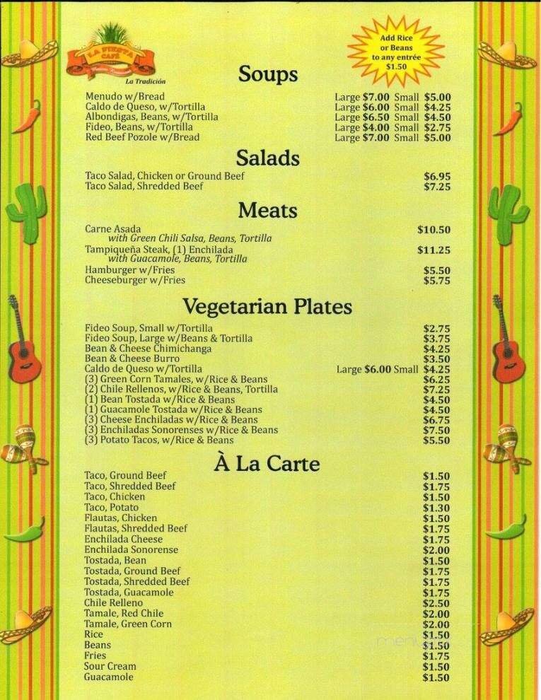 Menu page 2