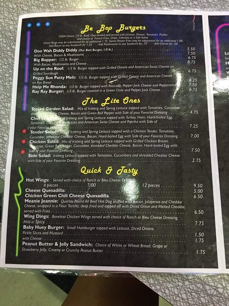 Menu page 2