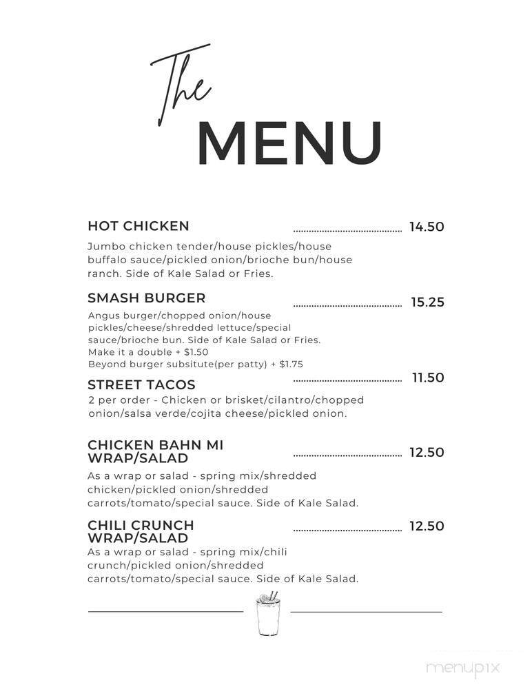 Menu page 2