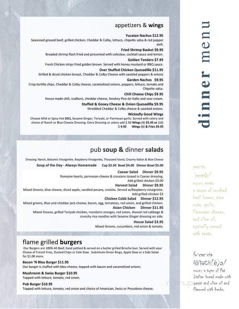 Menu page 2