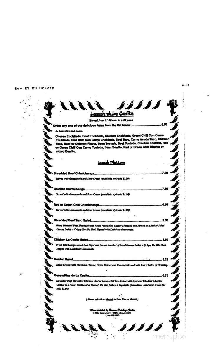 Menu page 3