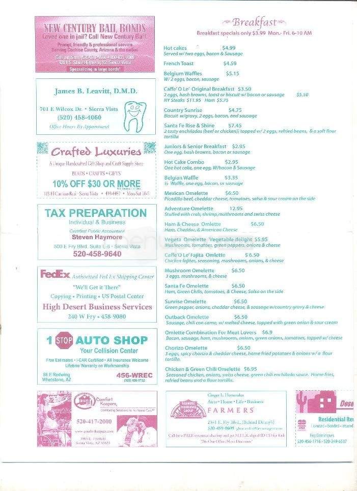 Menu page 4