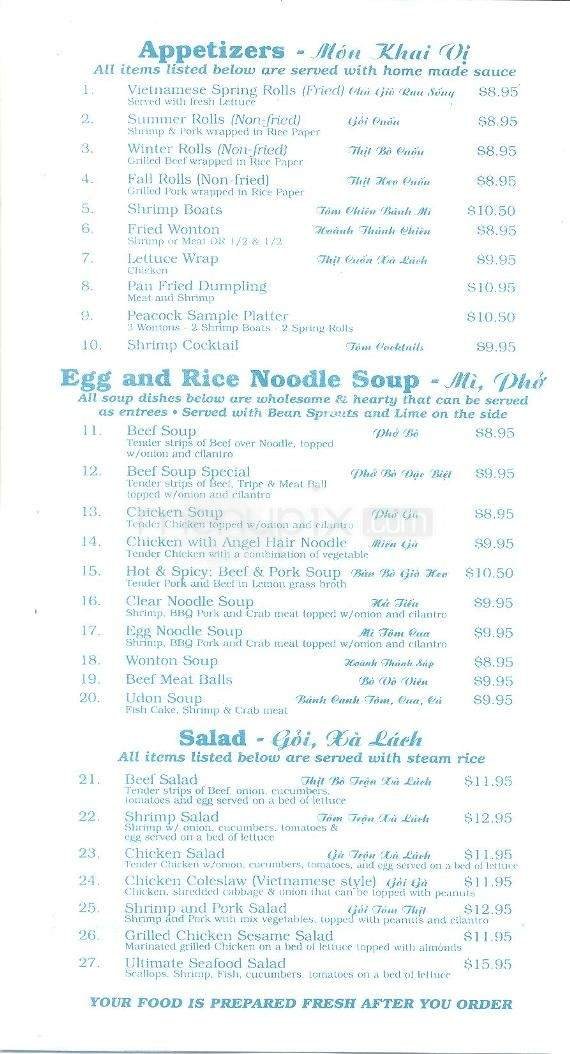 Menu page 2