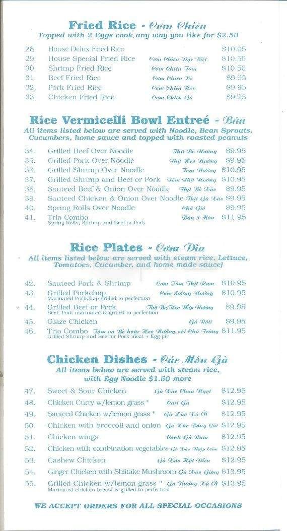 Menu page 3