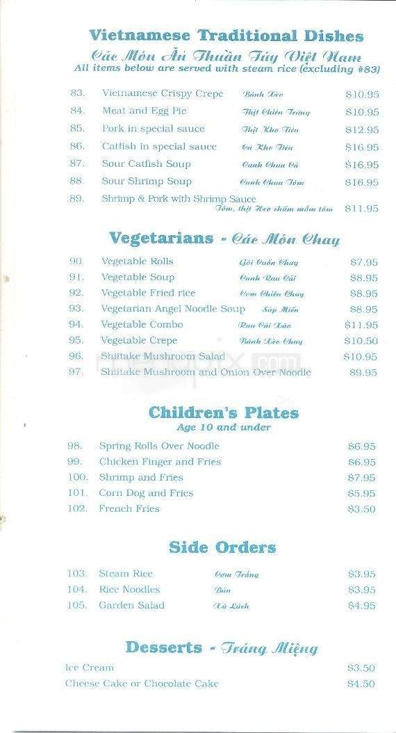 Menu page 5