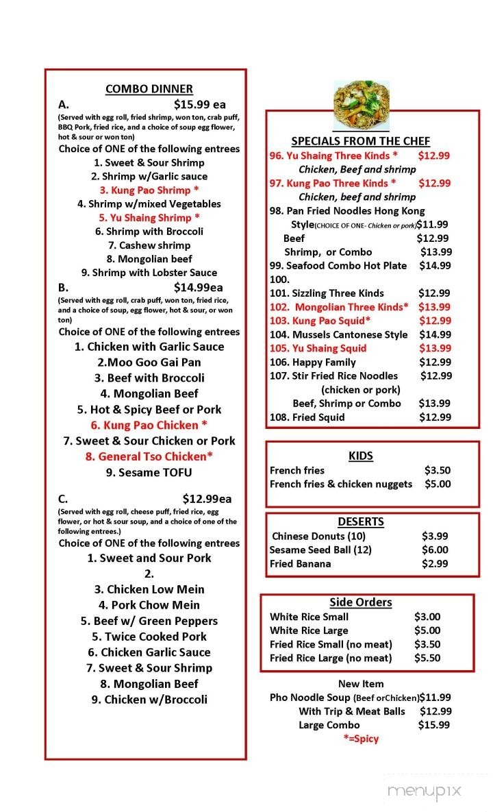 Menu page 4