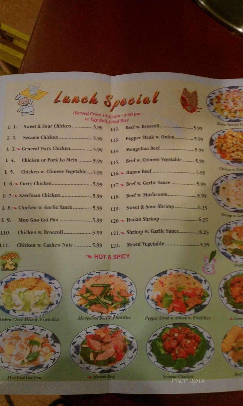 Menu page 1