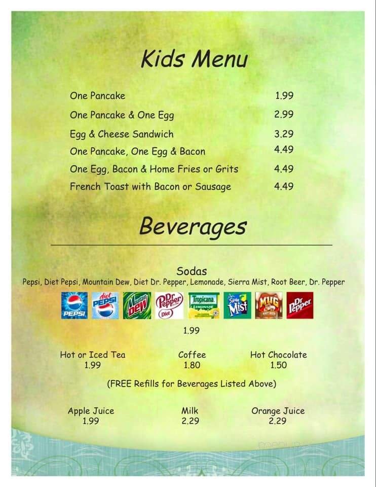 Menu page 3
