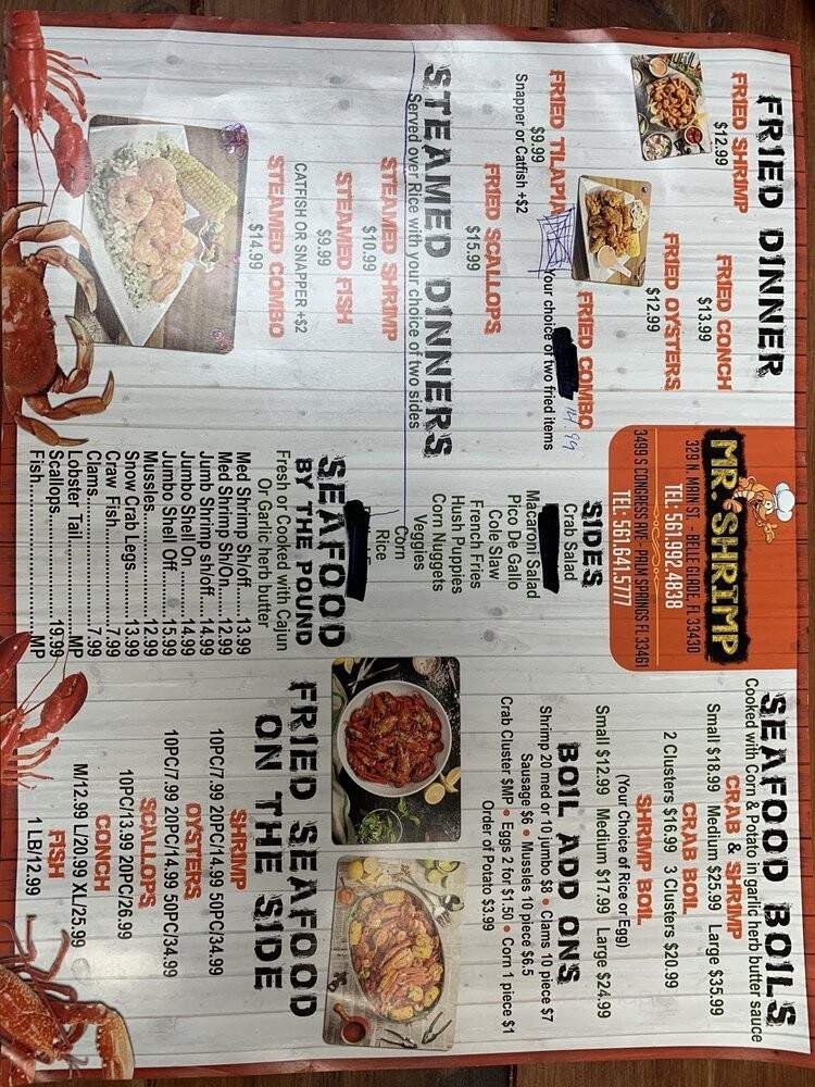 Menu page 1