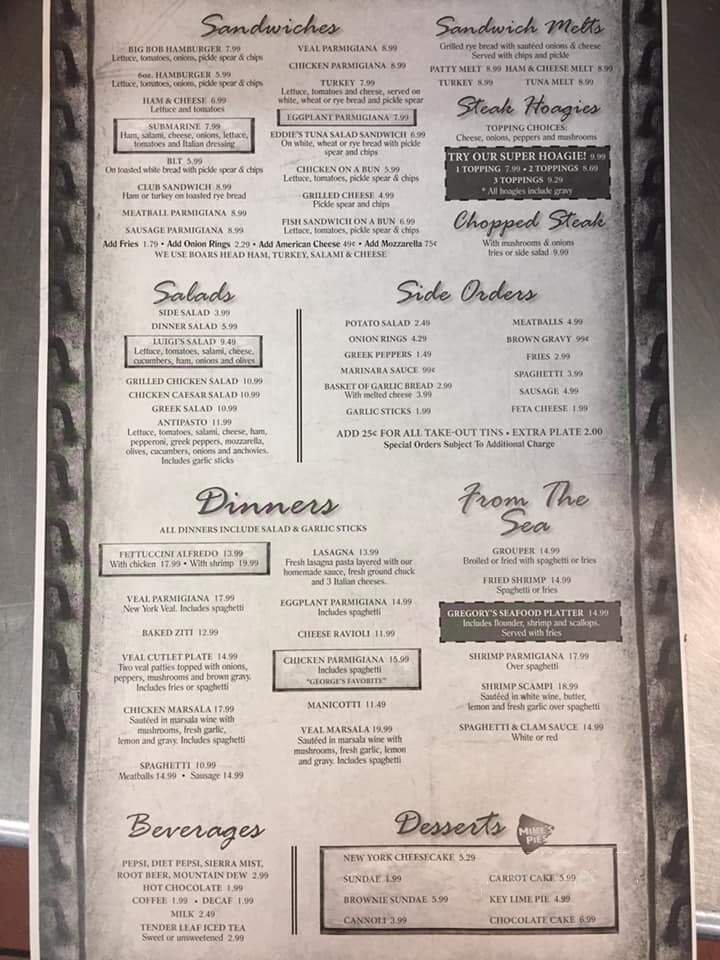 Menu page 2