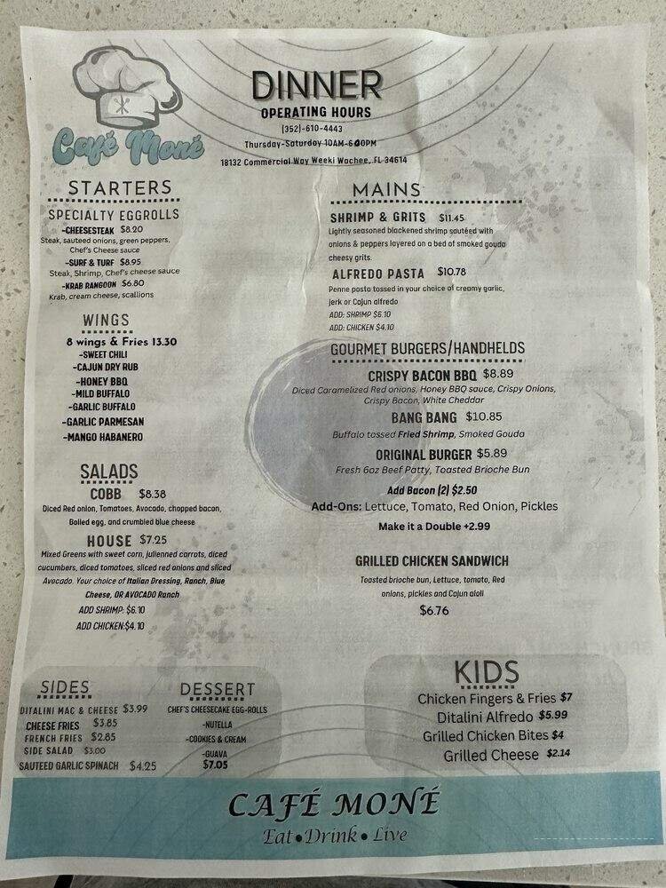 Menu page 2