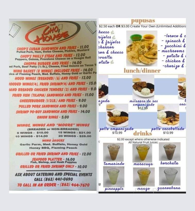Menu page 3