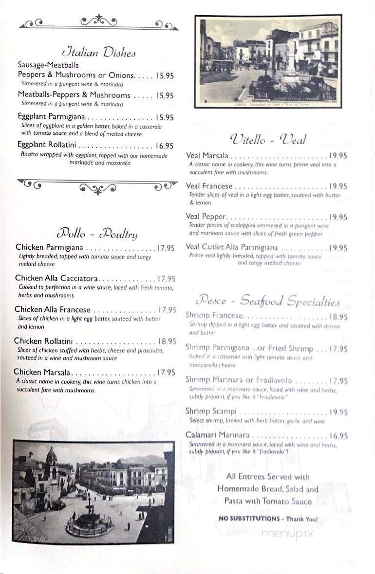 Menu page 1