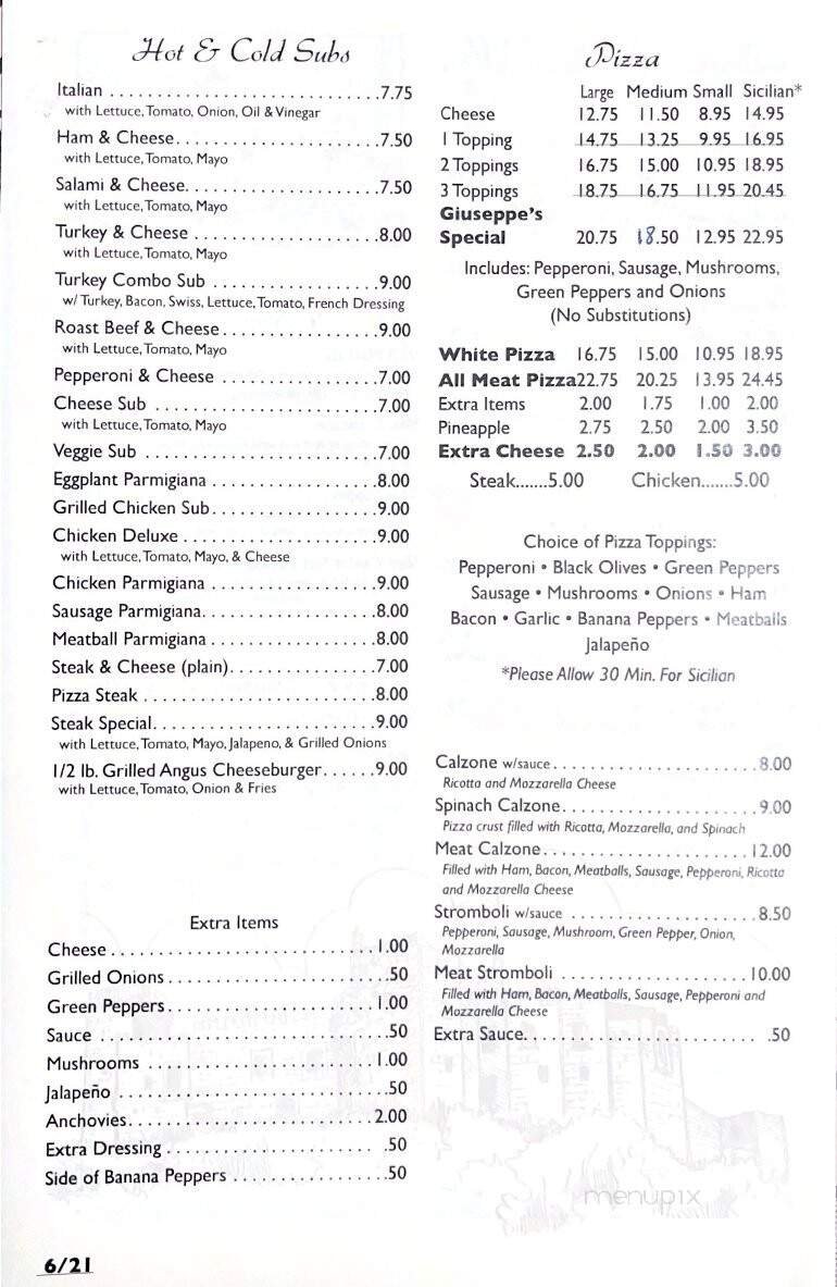 Menu page 3