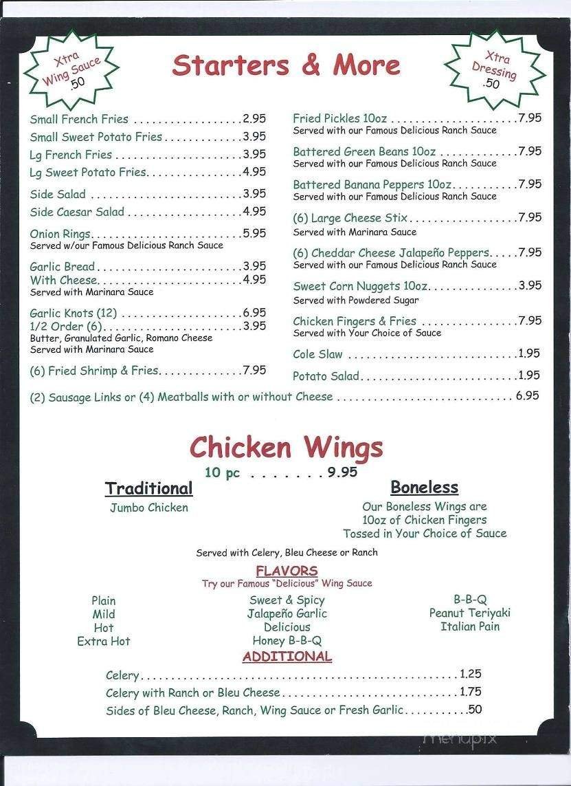 Menu page 2