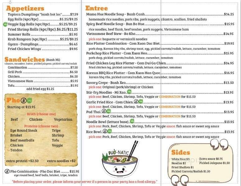 Menu page 4