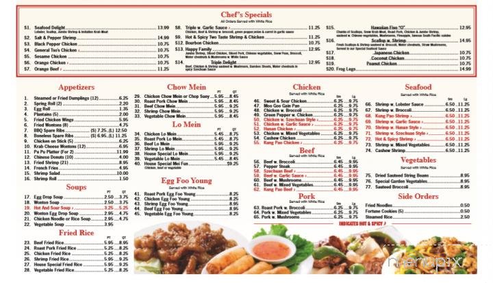Menu page 2