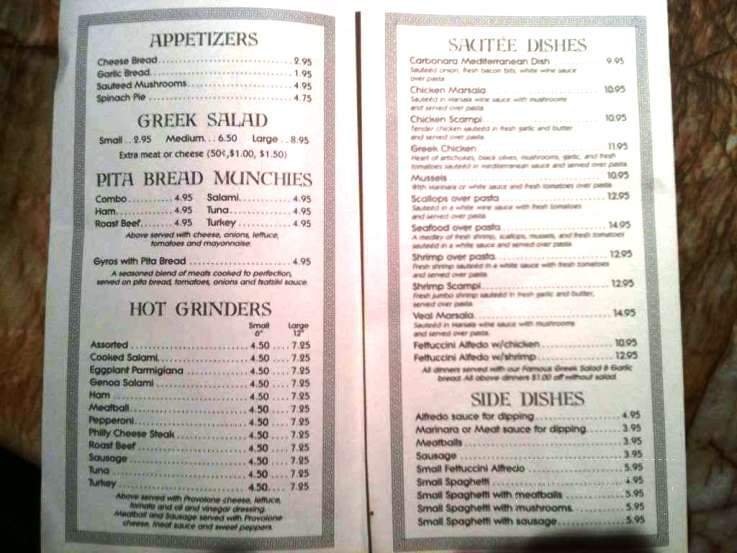Menu page 2