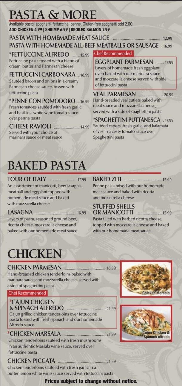 Menu page 2