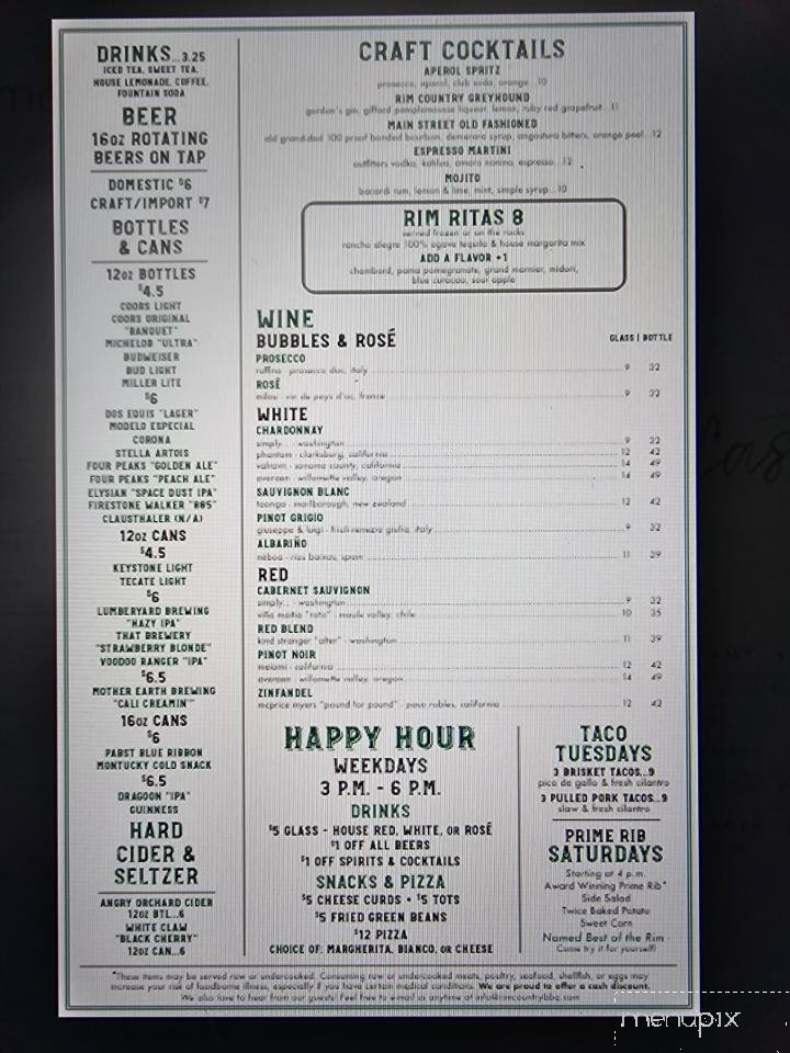 Menu page 6