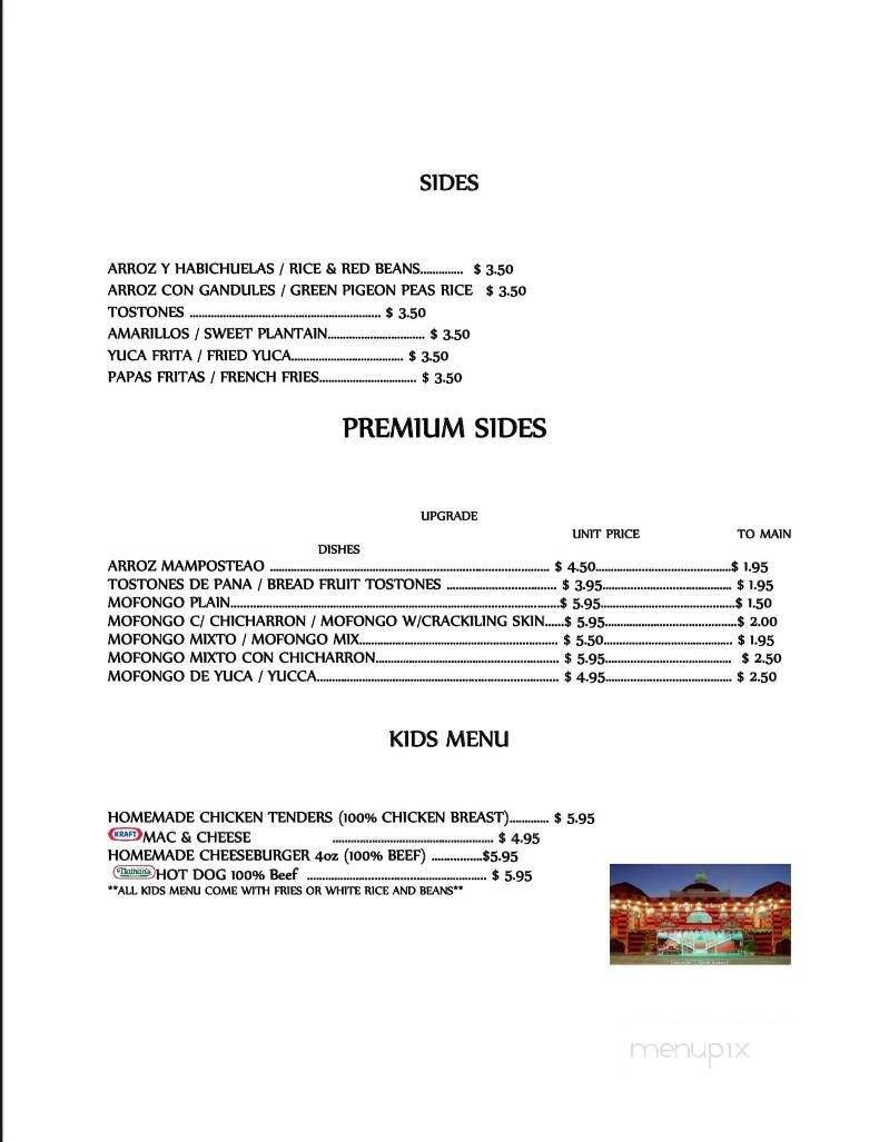 Menu page 3