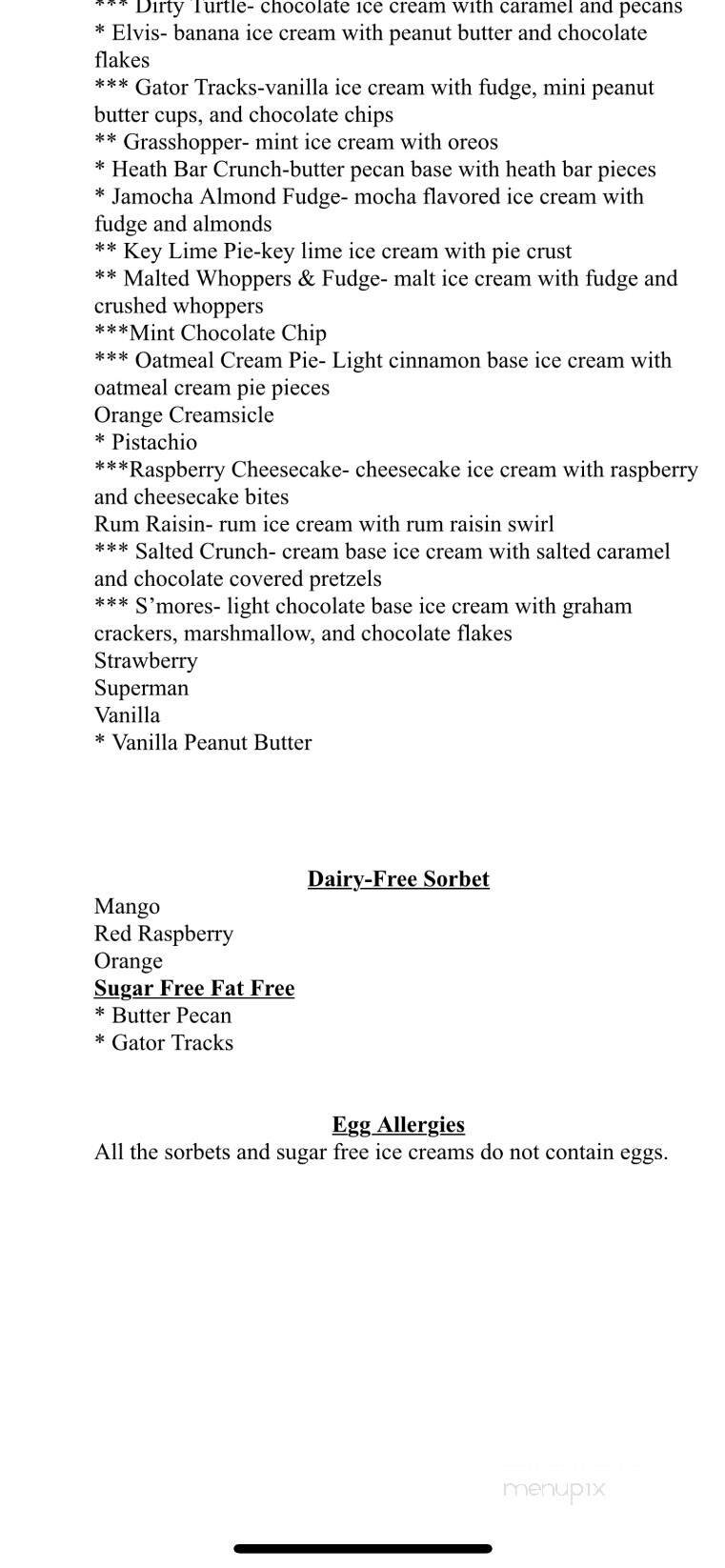 Menu page 2