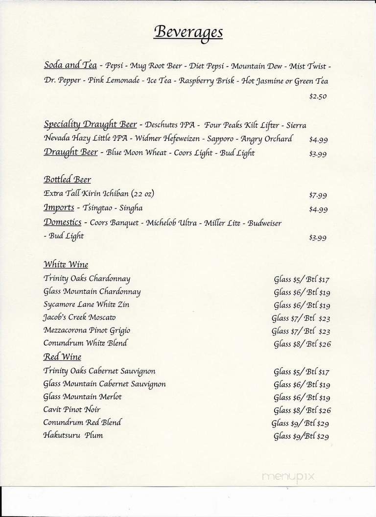 Menu page 2