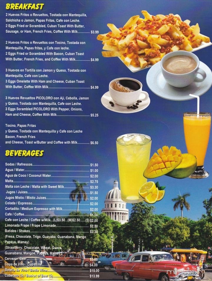 Menu page 6