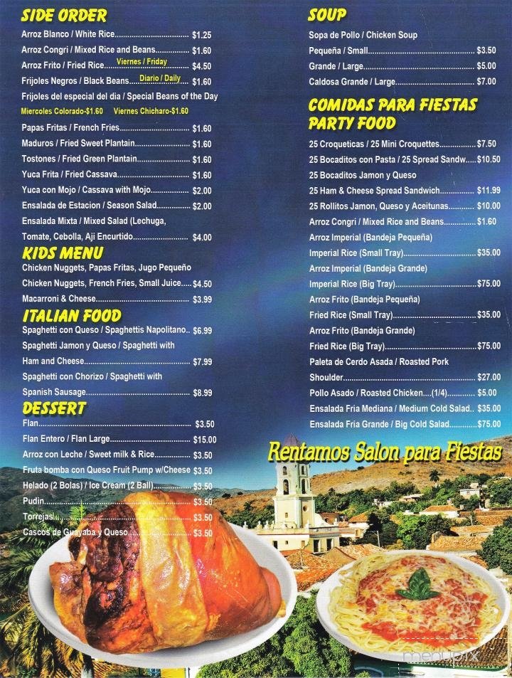 Menu page 7