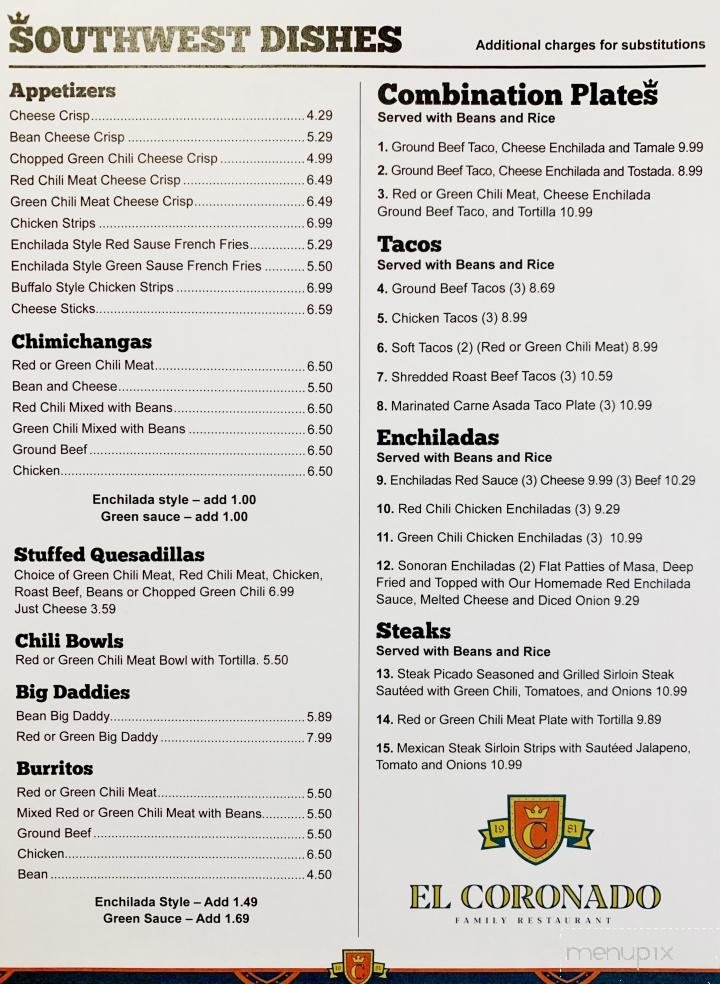 Menu page 3