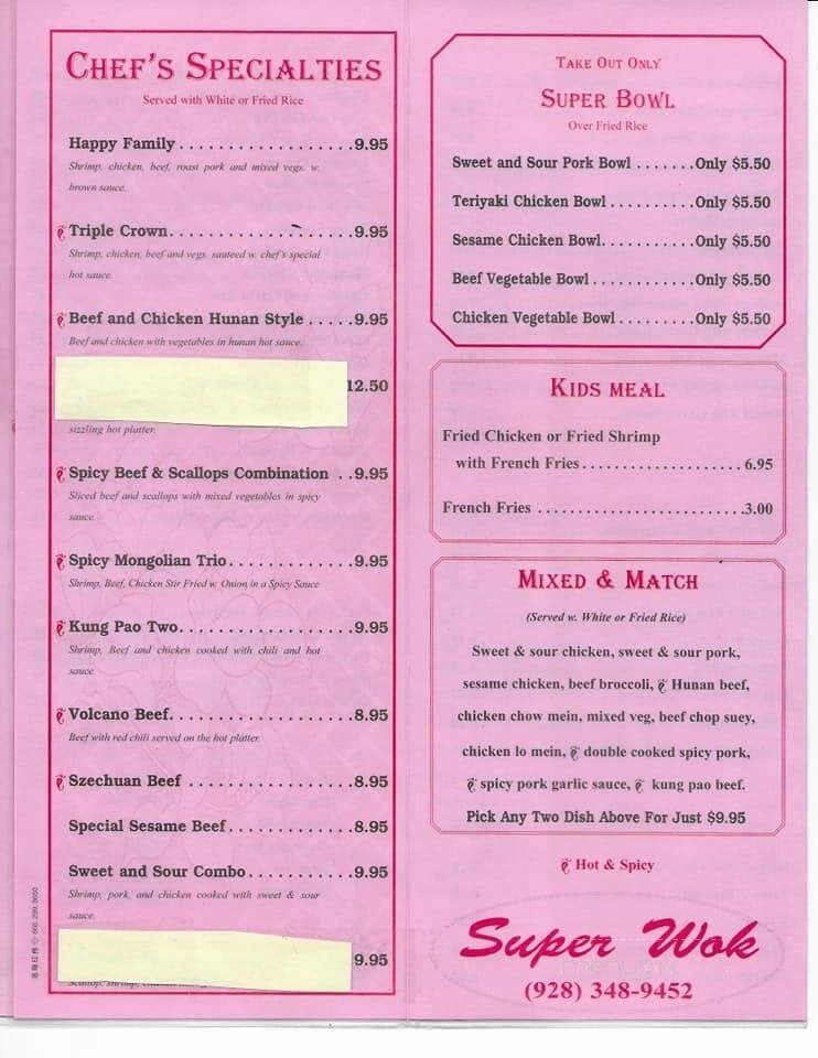 Menu page 6