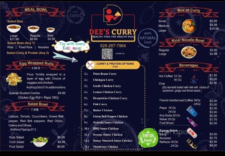 Menu page 1