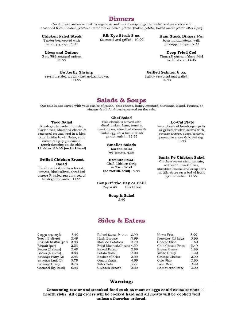 Menu page 4