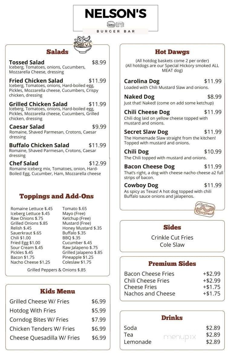 Menu page 1