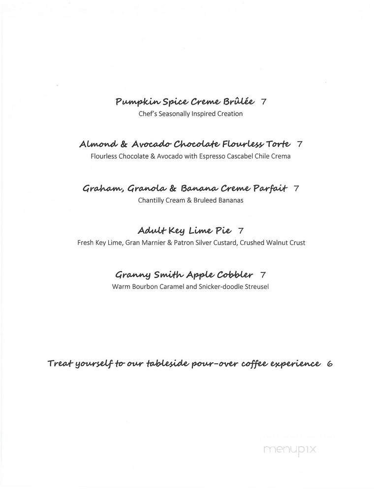 Menu page 1