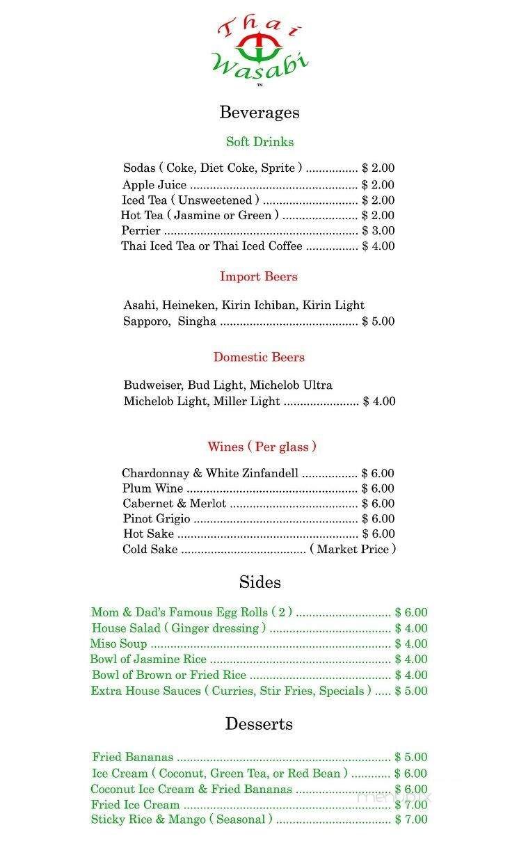Menu page 2