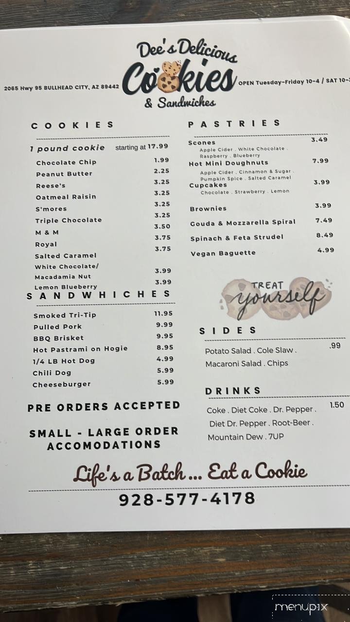 Menu page 2