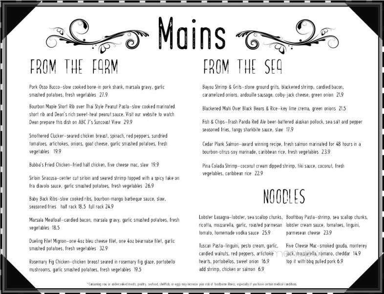 Menu page 3