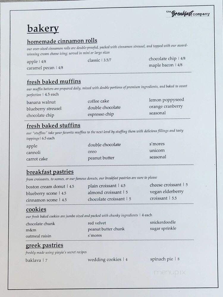 Menu page 2