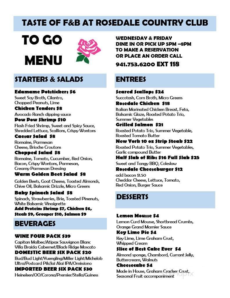 Menu page 3