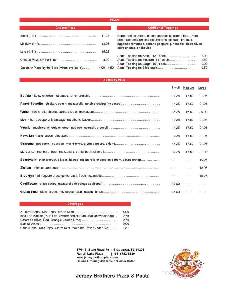 Menu page 2