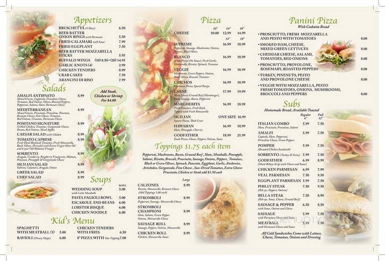 Menu page 2