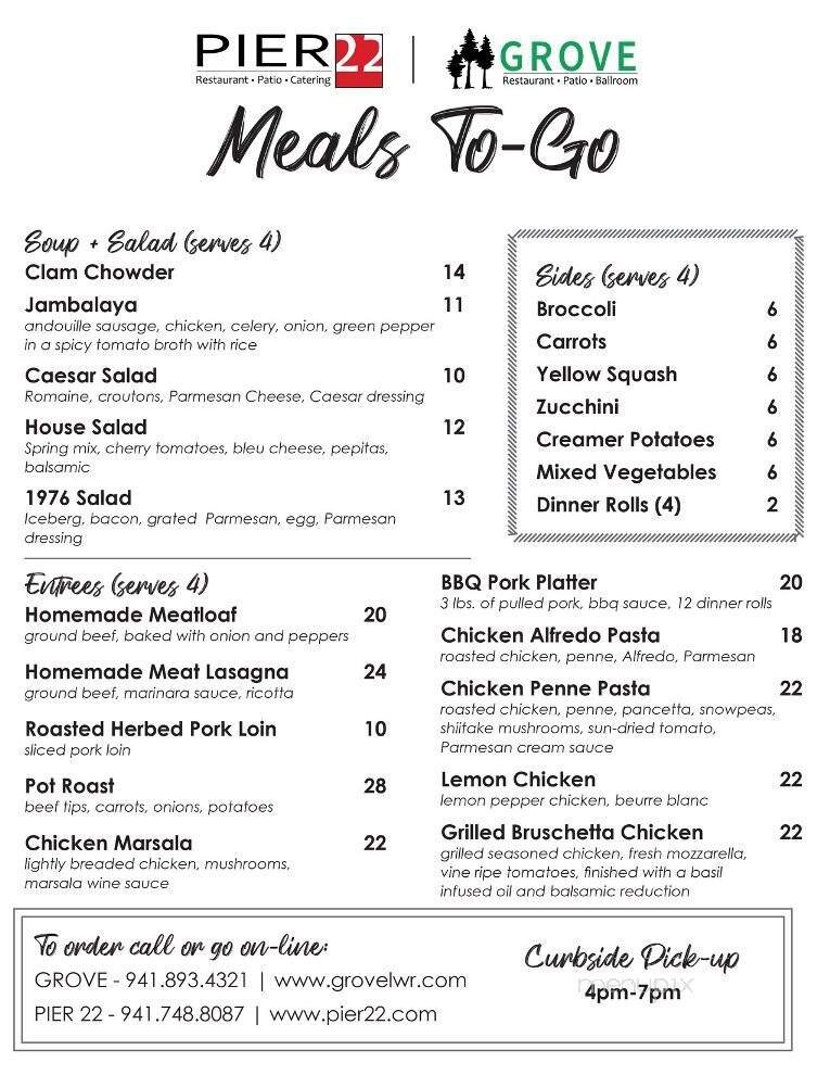 Menu page 1