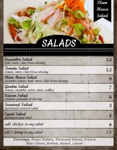 Menu page 10