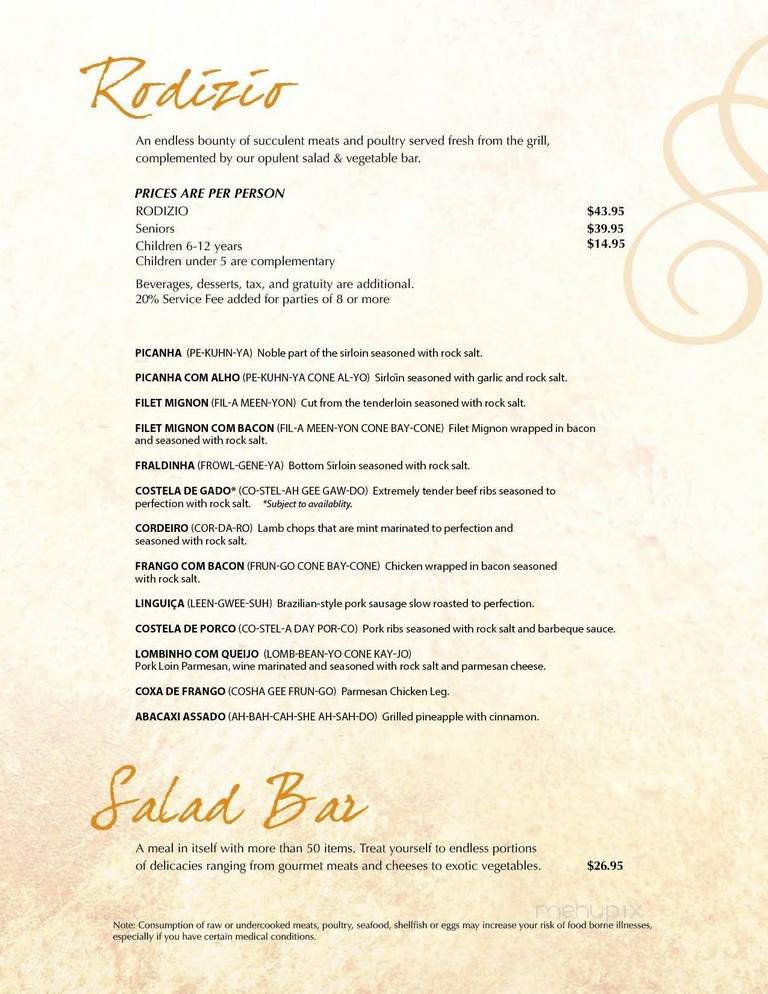 Menu page 1