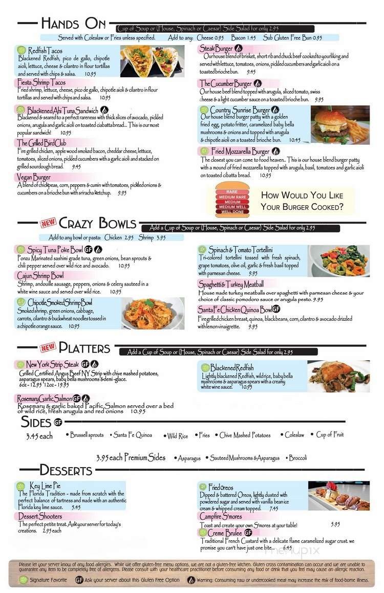 Menu page 2
